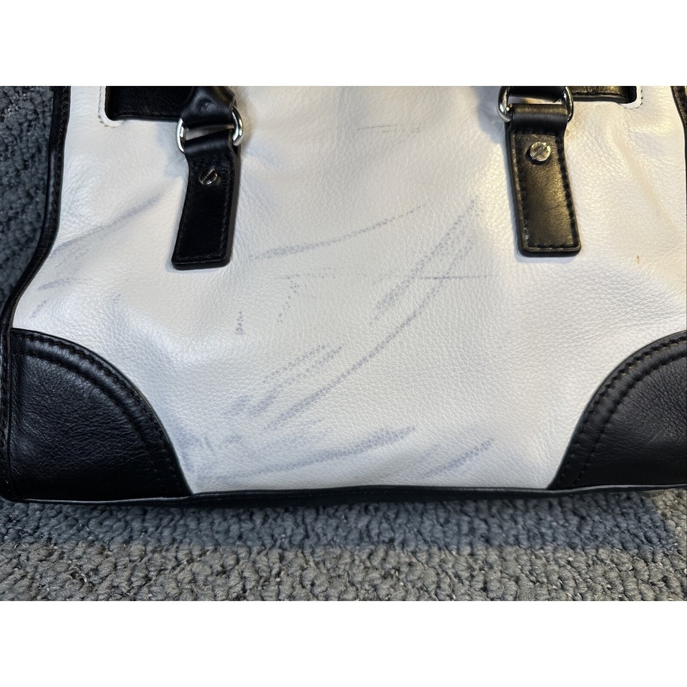 Michael Kors Hamilton Cowhide Leather Handbag Purse READ - Picture 5 of 15